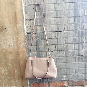 Gray Coach Structured Purse